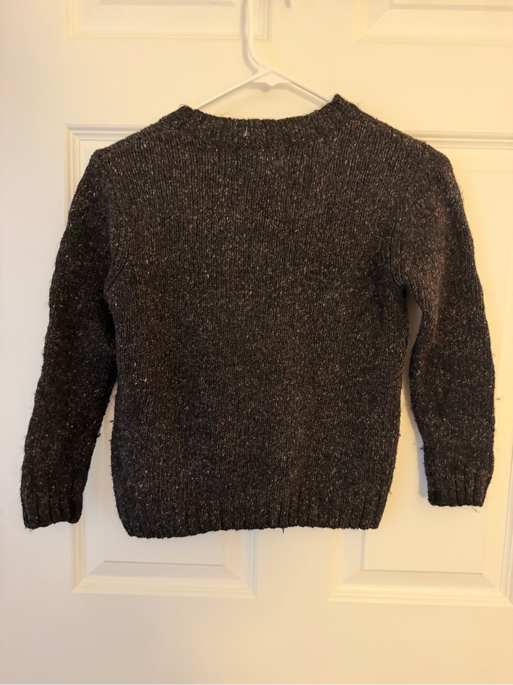 Classic Crewneck kids Sweater in Dark Charcoal